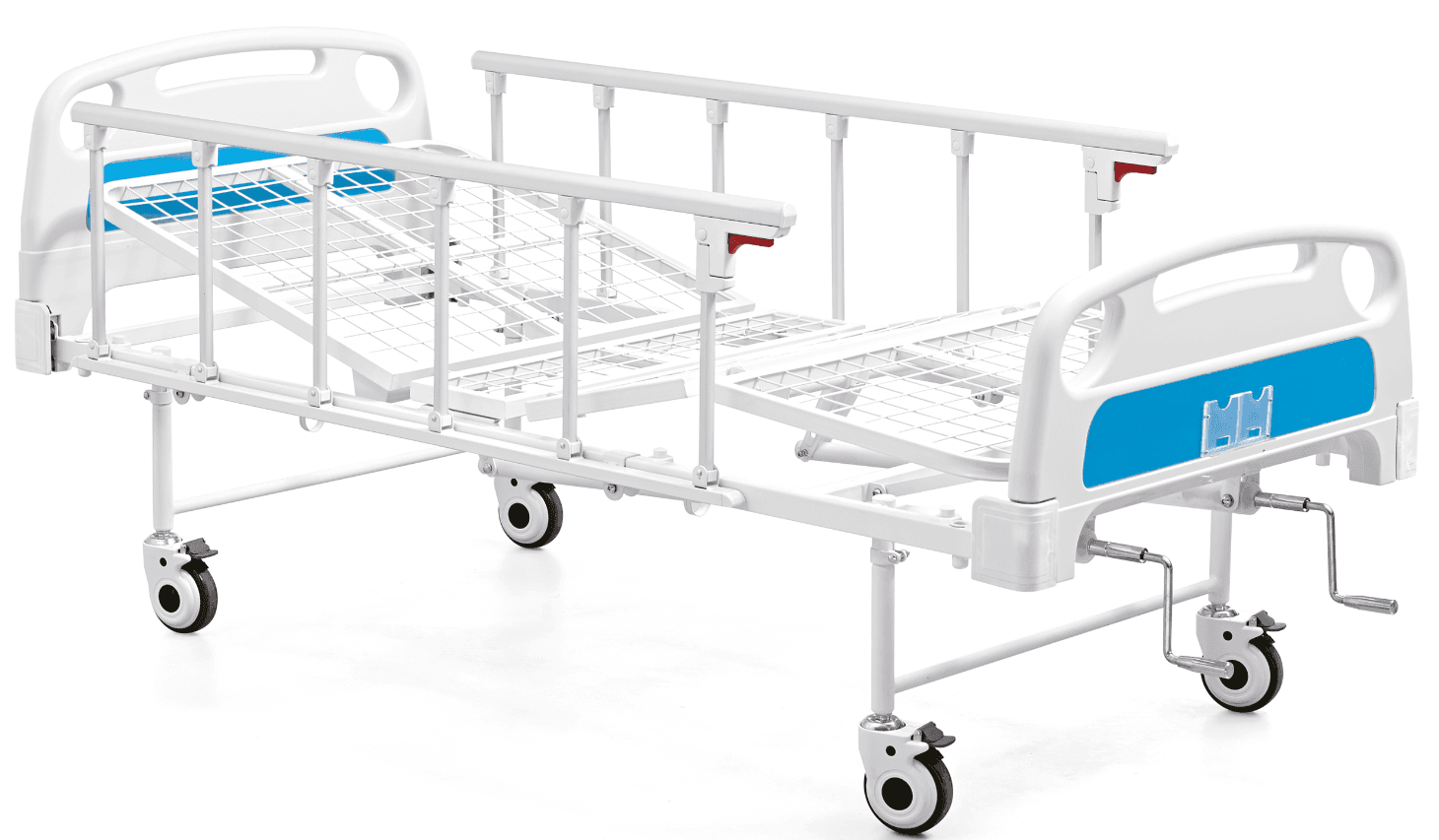 2-Crank Manual Stainless Steel Bed AGHBM013