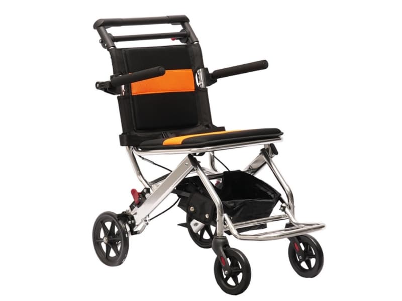 Aluminum Alloy Portable Wheelchair Lightweight Wheelchair AGAL008
