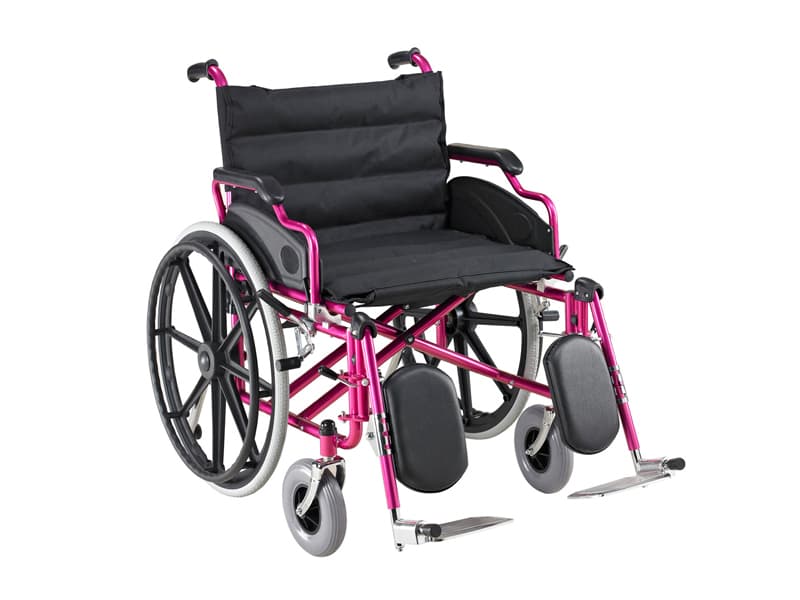Steel Wheelchair with Adjustable Footrest AGSW017