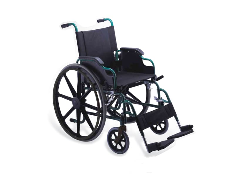 Steel Wheelchair with Detachable Footrest AGSW014