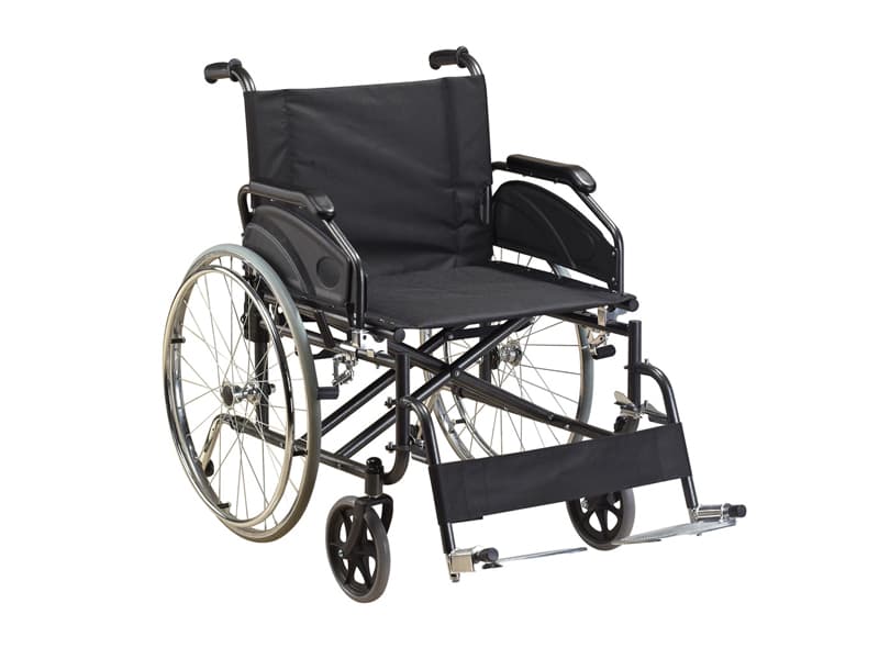 Steel Wheelchair with Detachable Footrest AGSW016