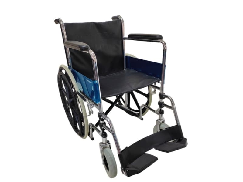 Steel Wheelchair with PU Castor AGSW004B