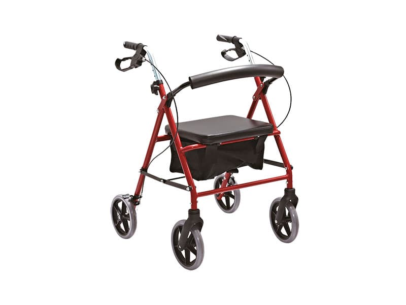 Tool-Free Detachable Casters Rollator AGRT003